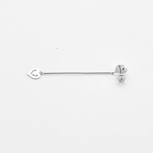 Boucles d'oreilles OJ PERRIN - Boucles d'oreilles COEUR LEGENDE 58 Facettes DV0462-1