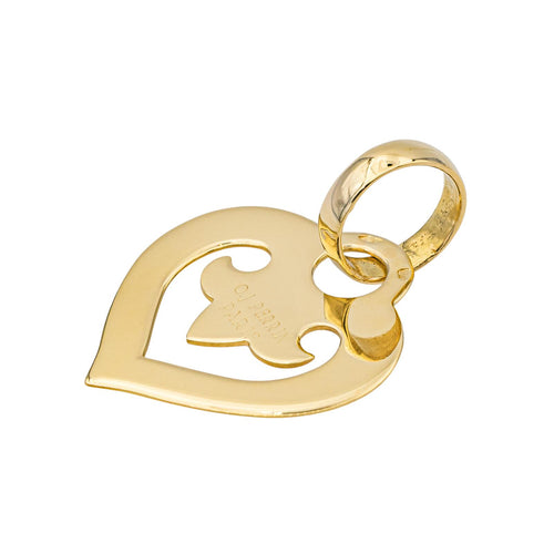 Pendentif O.J. Perrin Cœur Légende - Pendentif cœur en or jaune 58 Facettes 3773621CN