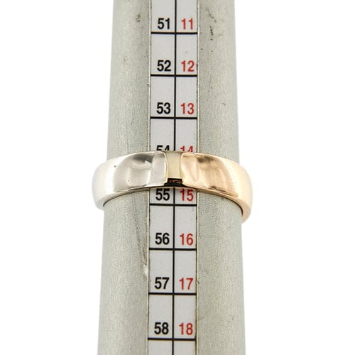 Bague Bague contrarié en or rose et or blanc 18 kt avec diamants 58 Facettes 37802