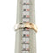 Bague Bague contrarié en or rose et or blanc 18 kt avec diamants 58 Facettes 37802