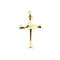 Pendentif Gianni Carità - Pendentif croix moderne en or jaune 18 ct 58 Facettes 37872