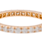 Bague 55 Alliance - Bague en or rose 18 carats et diamants 58 Facettes 3794356RV