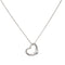 Collier Tiffany & Co - Collier Open Heart en or blanc 18 carats et diamants 58 Facettes 3797977RV