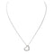 Collier Tiffany & Co - Collier Open Heart en or blanc 18 carats et diamants 58 Facettes 3797977RV