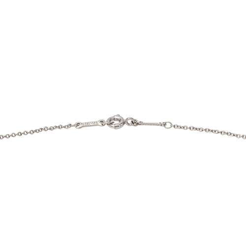 Collier Tiffany & Co - Collier Open Heart en or blanc 18 carats et diamants 58 Facettes 3797977RV