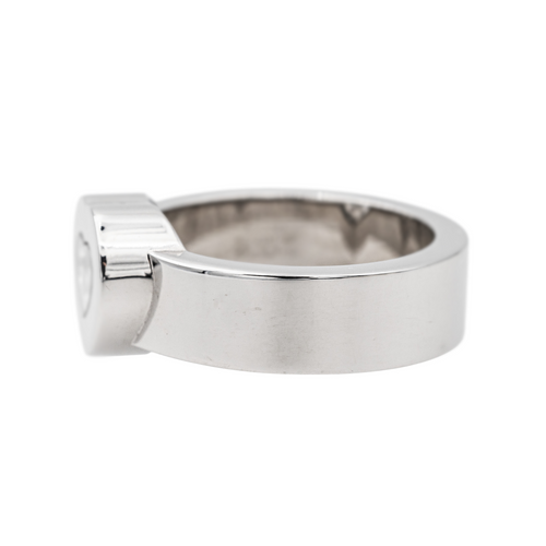Bague 52 Chopard Happy Diamonds - Bague cœur en or blanc et diamant 58 Facettes 3798070RV