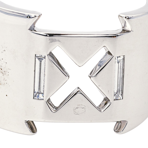 Bague 53 Bague en or blanc 18 carats sertie de diamants 58 Facettes 3803324CN