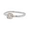Bague 51 Dinh Van Le Cube - Bague solitaire en or blanc avec diamant 58 Facettes 3823482RV