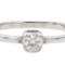 Bague 51 Dinh Van Le Cube - Bague solitaire en or blanc avec diamant 58 Facettes 3823482RV
