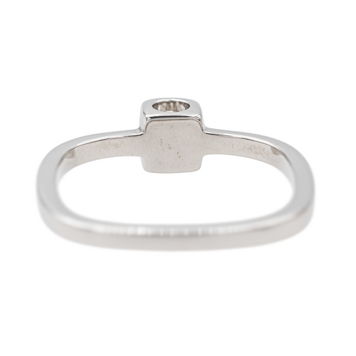 Bague 51 Dinh Van Le Cube - Bague solitaire en or blanc avec diamant 58 Facettes 3823482RV