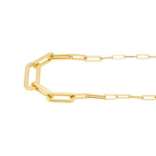 Collier Dinh Van Maillon - Collier taille L en or jaune et diamants 58 Facettes 3824007CN