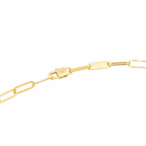 Collier Dinh Van Maillon - Collier taille L en or jaune et diamants 58 Facettes 3824007CN