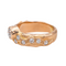 Bague 50 Bague en or rose 18 carats sertie de diamants 58 Facettes 3824008CN