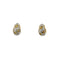 Boucles d'oreilles Pomellato Schegge - Boucles d’oreilles créoles en or 18 kt, diamants et saphirs jaunes 58 Facettes 38310