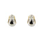 Boucles d'oreilles Pomellato Schegge - Boucles d’oreilles créoles en or 18 kt, diamants et saphirs jaunes 58 Facettes 38310