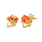 Boucles d'oreilles Dior Pré Catelan - Boucles d’oreilles clips en or jaune et blanc, diamants et corail 58 Facettes 3836859RV