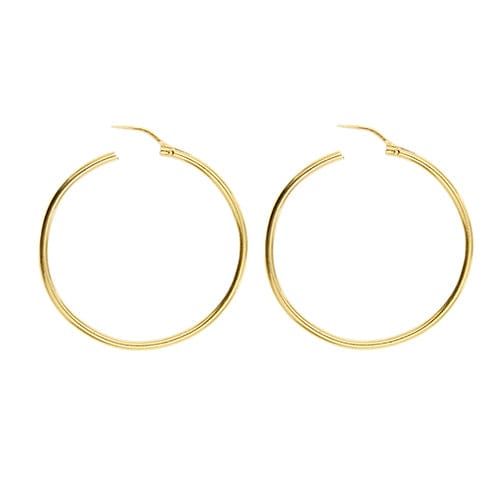 Boucles d'oreilles Boucles d’oreilles créoles en or jaune 18 ct 58 Facettes 38413