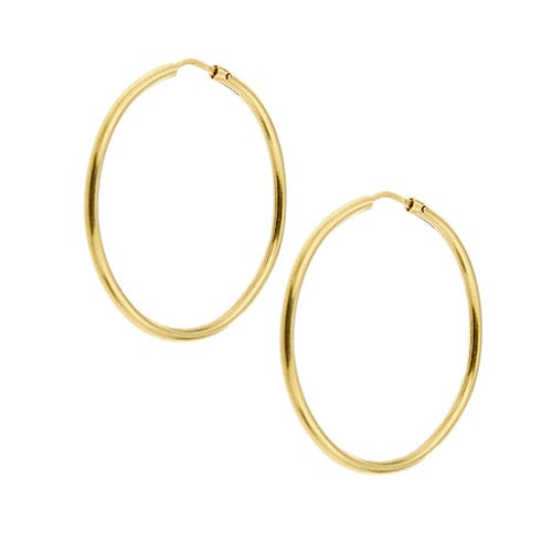 Boucles d'oreilles Boucles d’oreilles créoles en or jaune 18 ct 58 Facettes 38413