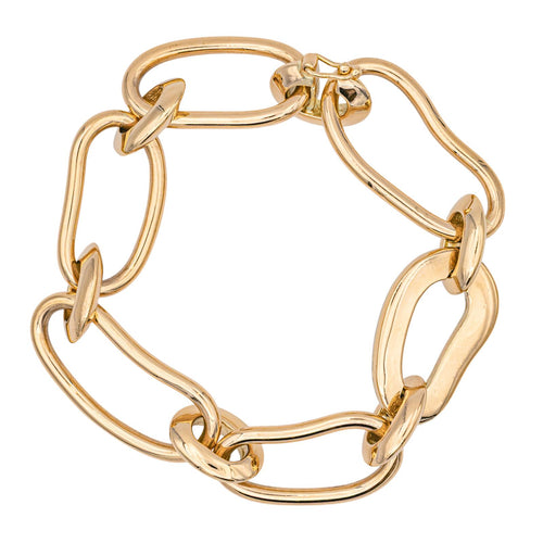 Bracelet Bracelet en or rose et or blanc 18 carats serti de diamants 58 Facettes 3849480CN