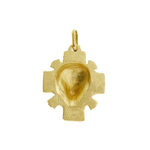 Pendentif Croix avec Christ - Pendentif en or jaune 18 ct 58 Facettes 38503