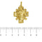 Pendentif Croix avec Christ - Pendentif en or jaune 18 ct 58 Facettes 38503
