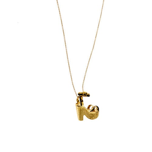 Collier Salvatore Ferragamo Jewels Miniature Preziose - Collier long en or jaune 18 ct 58 Facettes 38608