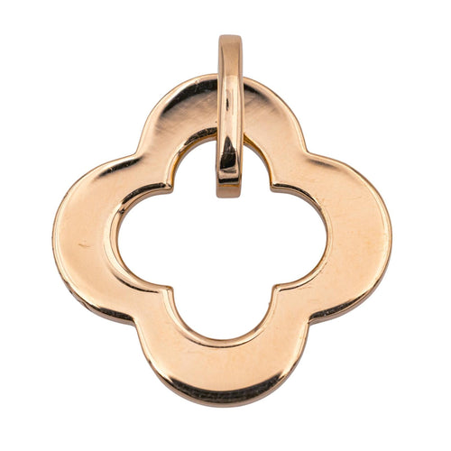 Pendentif Pendentif trèfle en or rose 18 carats 58 Facettes 3865909CN