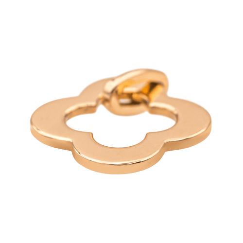 Pendentif Pendentif trèfle en or rose 18 carats 58 Facettes 3865909CN