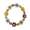 Bracelet Pasquale Bruni - Bracelet fleurs en or jaune 18 carats et pierres colorées 58 Facettes 38664