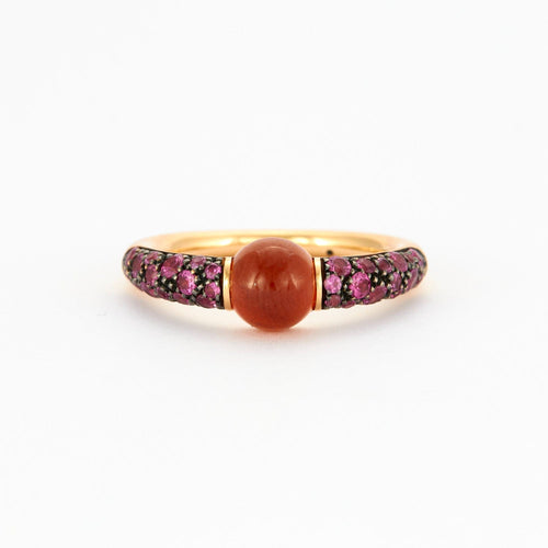 Bague 51 POMELLATO - Bague M'ama non M'Ama Grenat 58 Facettes DV0386-1