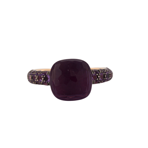Bague 53 POMELLATO - Bague NUDO Améthystes 58 Facettes DV0343-25