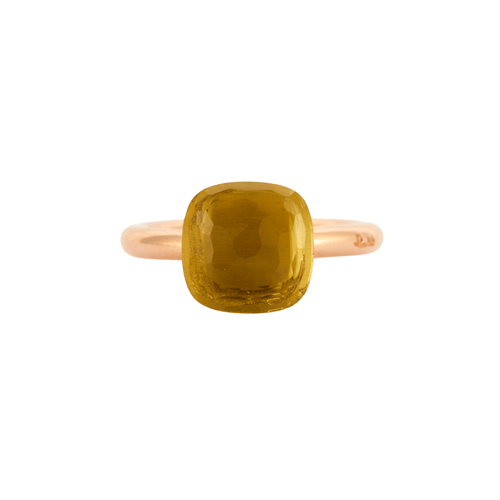 Bague 51 POMELLATO - Bague NUDO Quartz lemon 58 Facettes DV0343-32