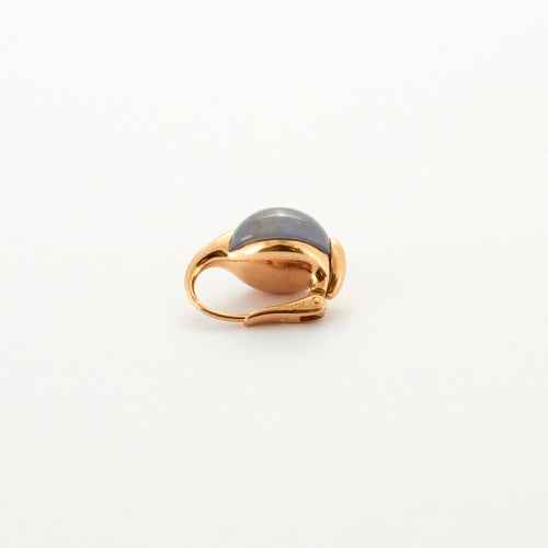 Boucles d'oreilles POMELLATO - Boucles d'Oreilles "Luna", Calcédoine Bleue 58 Facettes DV0390-1