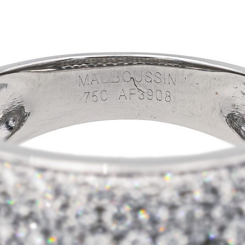 Bague 54 Mauboussin C’est toi la Star - Bague en or blanc et diamants 58 Facettes 3882135CN