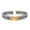 Bracelet Bulgari - Bracelet jonc Tubogas en or jaune et acier 58 Facettes 3904033CN