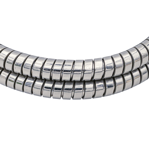 Bracelet Bulgari - Bracelet jonc Tubogas en or jaune et acier 58 Facettes 3904033CN