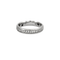 Bague 54 STERN - Anneau en Or Gris et Diamants 58 Facettes DV0433-3-54