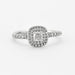 TIFFANY - Bague "Soleste" Platine et Diamants