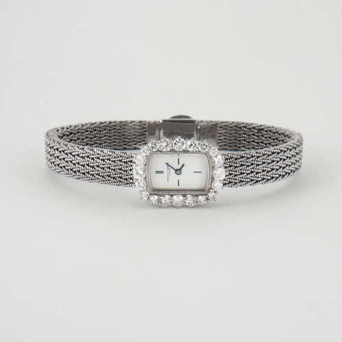 Montre VACHERON CONSTANTIN - Montre or blanc et diamants 58 Facettes DV0304-1