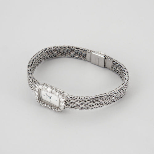 Montre VACHERON CONSTANTIN - Montre or blanc et diamants 58 Facettes DV0304-1