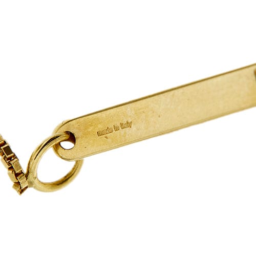 Collier Gucci Link to Love - Collier en or jaune 18 kt 58 Facettes 39237