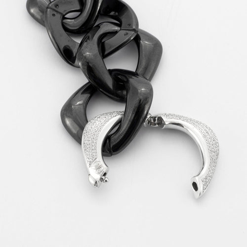 Bracelet VICTORIA CASAL - Bracelet céramique diamants 58 Facettes DV0376-1