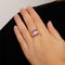 Bague 59 Bague pierre violette 58 Facettes DV0099-8