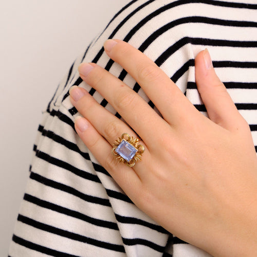 Bague 53 Bague Or jaune Topaze 58 Facettes DV0222-11