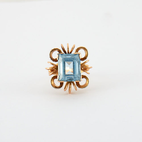 Bague 53 Bague Or jaune Topaze 58 Facettes DV0222-11