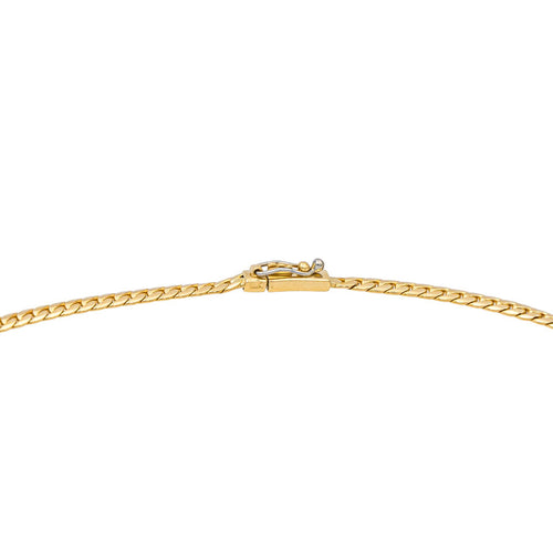 Collier Collier en or jaune 18 carats serti de diamants taille brillant 58 Facettes 3951645CN