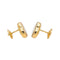 Boucles d'oreilles Chopard Happy Diamonds Icons - Boucles d’oreilles puces en or jaune et diamants 58 Facettes 3951646CN