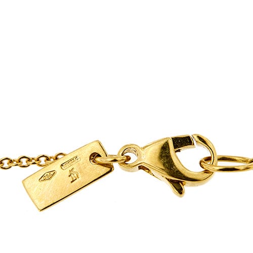 Collier Salvatore Ferragamo New Renaissance - Collier long 81 cm en or jaune 18 carats 58 Facettes 39527