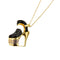 Collier Salvatore Ferragamo New Renaissance - Collier long 81 cm en or jaune 18 carats 58 Facettes 39527