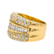 Bague 51 Bague en or jaune 18 carats pavée de diamants 58 Facettes 3954557RV